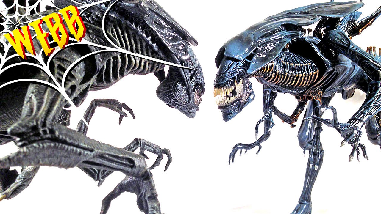 Сравнение фигурок ALIEN QUEEN McFarlane и NECA