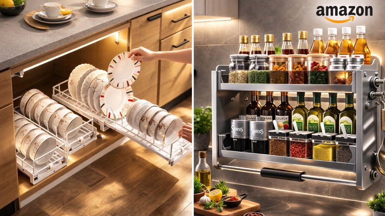 Amazon Kitchen Organization Hacks That Instantly Save Space (Must-Have Picks!)