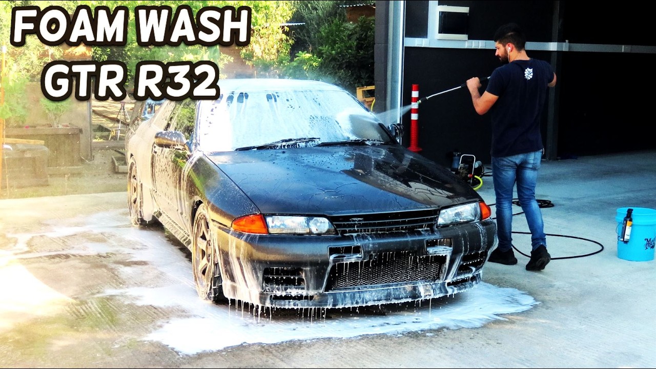 NISSAN SKYLINE R32 GTR - DEEP CLEAN Auto Detailing -ASMR