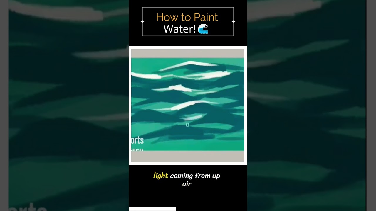 How to Paint Waves 🌊