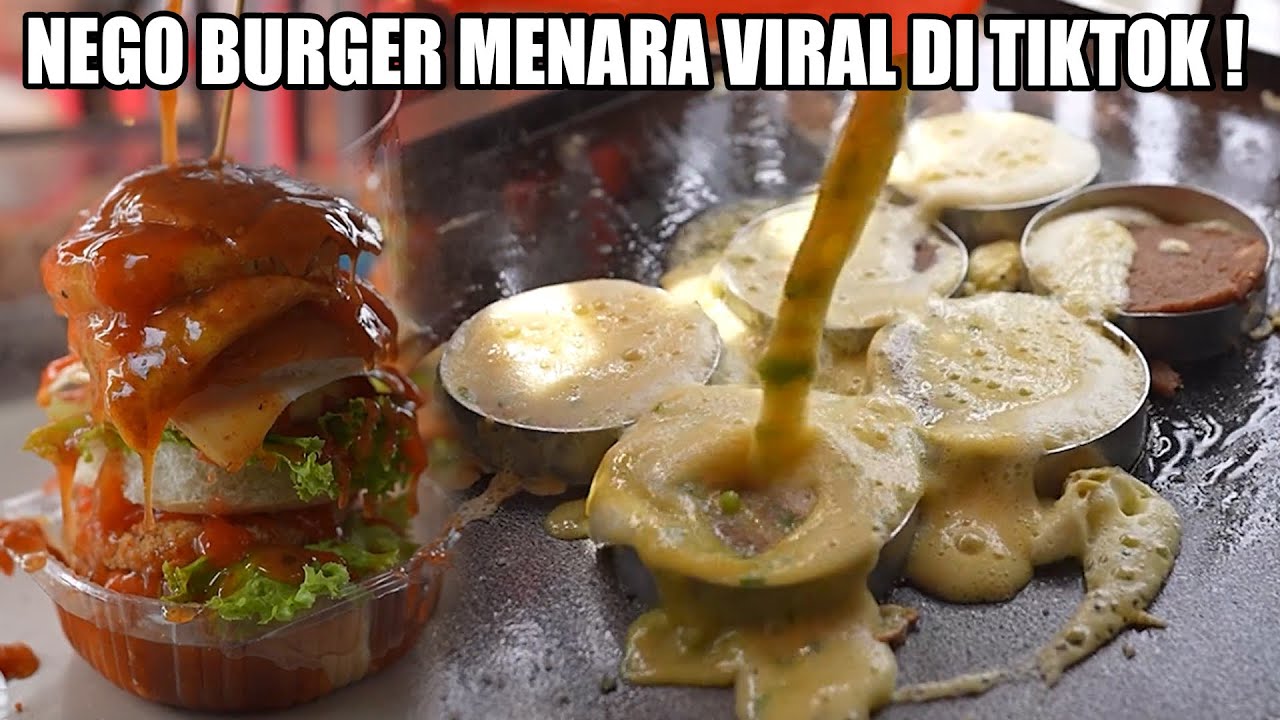 NEGO 1 GEROBAK BURGER MENARA VIRAL DI TIKTOK, SAMPE PANIK MANGGILIN BOSSNYA !