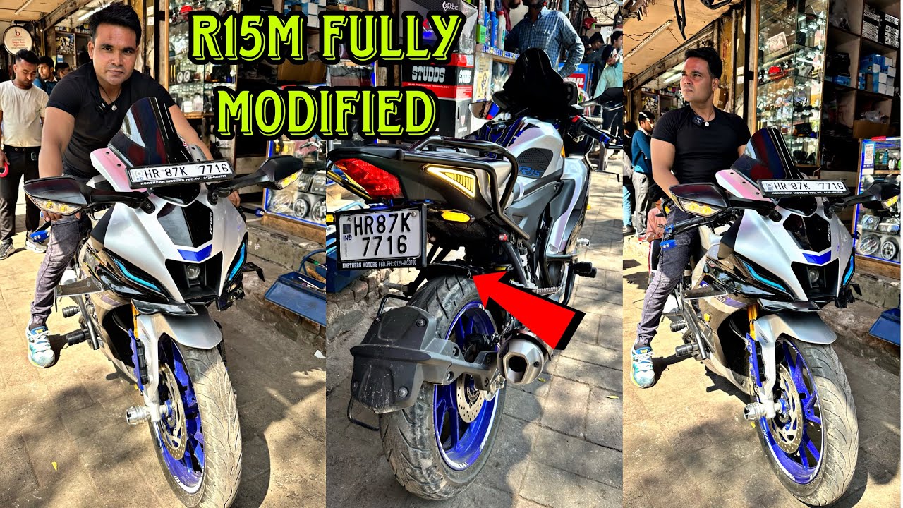 Yamaha r15m modification | R15M Letest accessories | R15m 😯Skd bike world