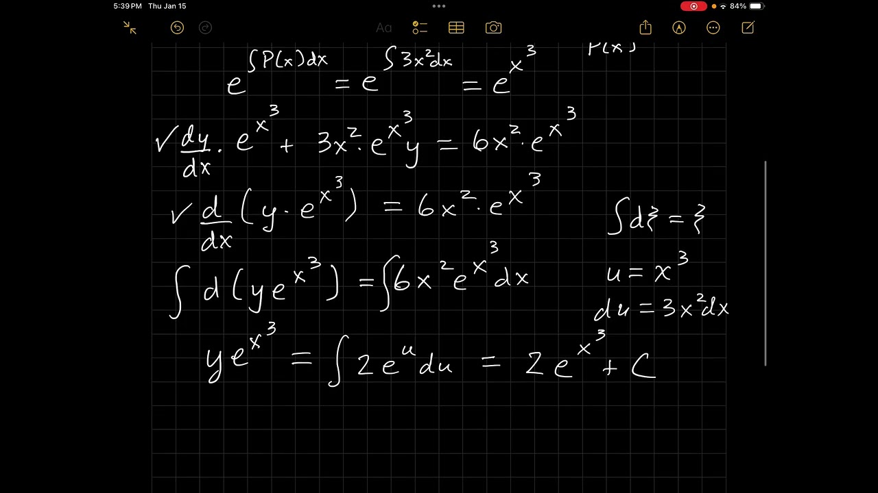 1st Order Linear Differential Equations Part 2