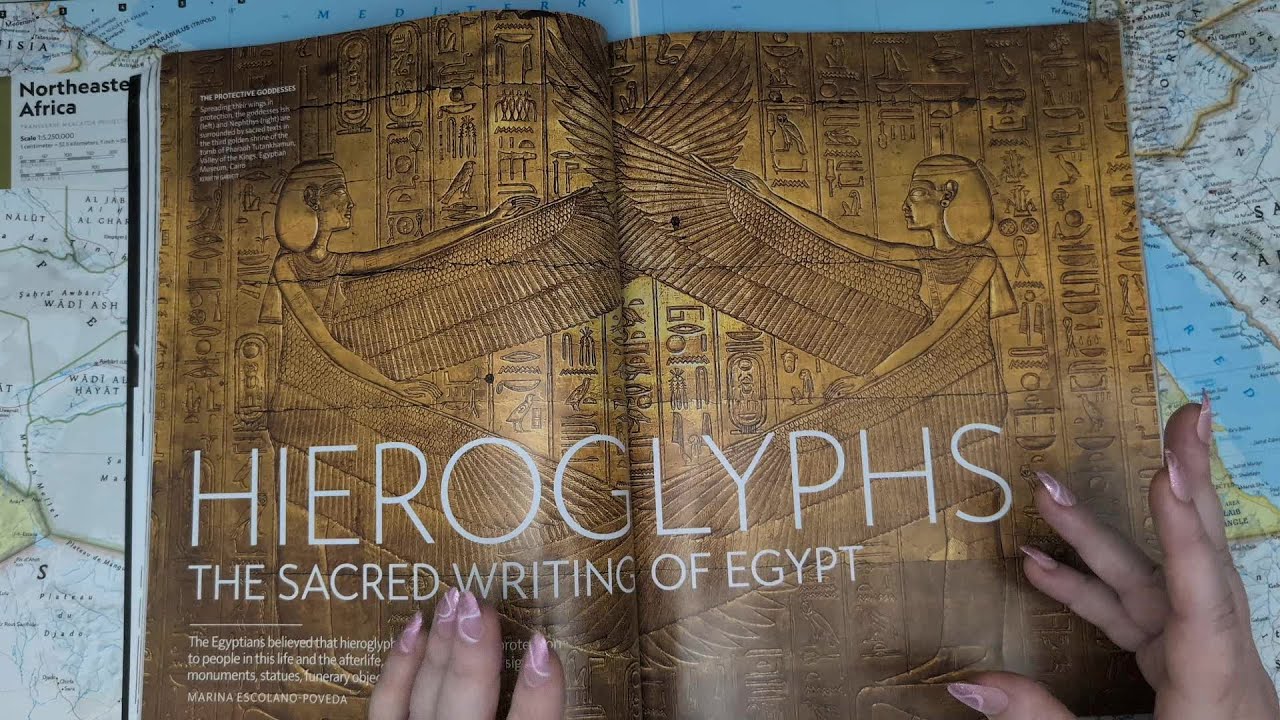 ASMR ~ Facts about Hieroglyphs You Didn't Know! Soft Spoken History Magazine