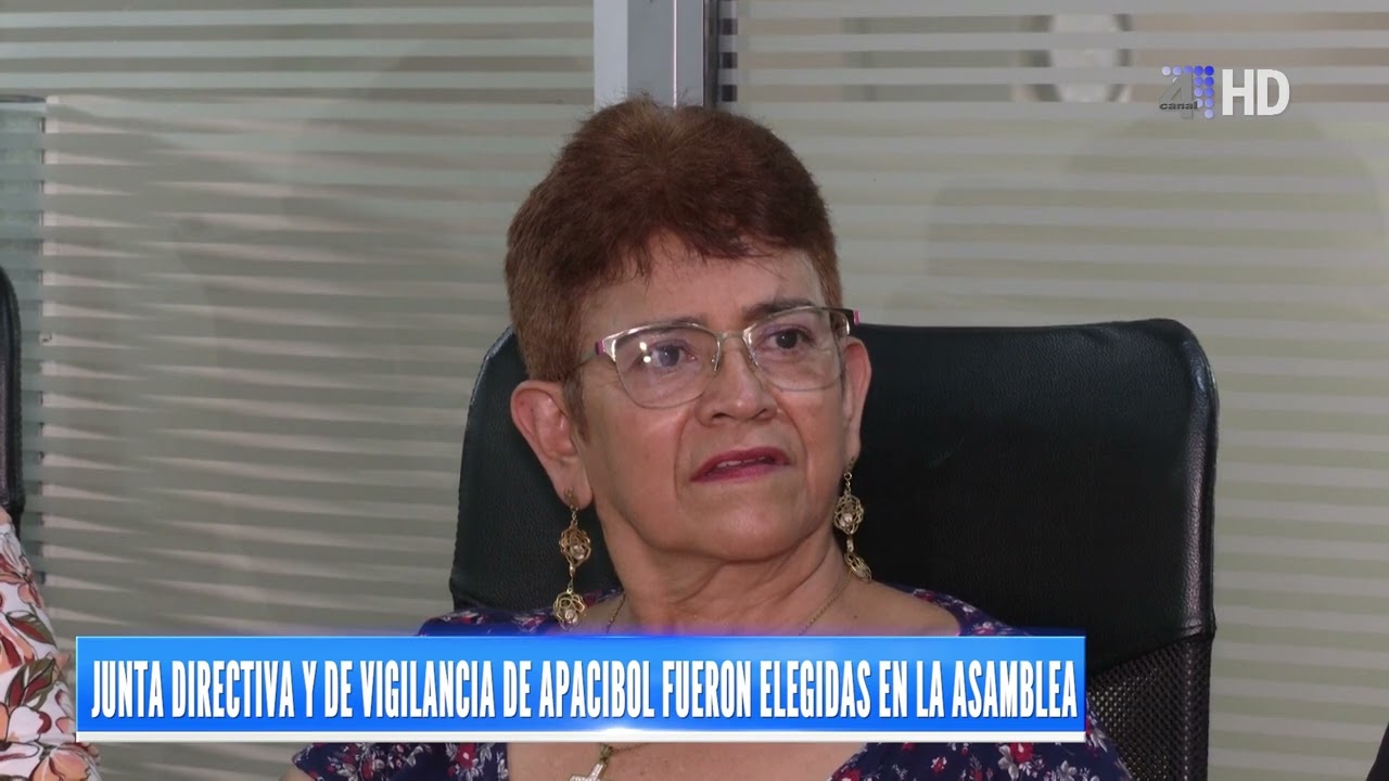 JUNTA DIRECTIVA Y DE VIGILANCIA DE APACIBOL FUERON ELEGIDAS EN LA ASAMBLEA