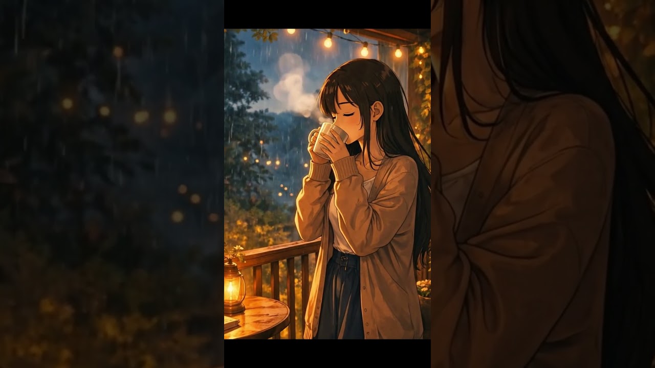 Cozy Rain Night ☕🌧️ | Relaxing ASMR Coffee Vibes #rainasmr #rain #rainsoundforsleep #cozynights