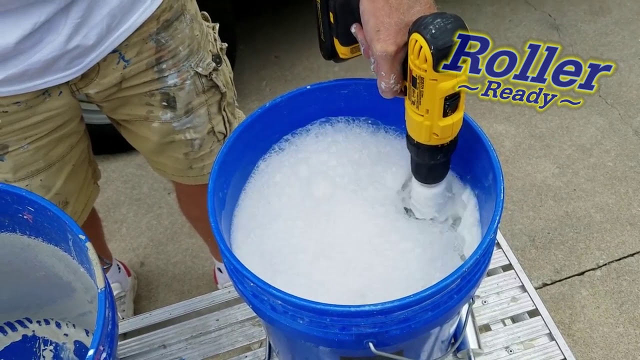 The Roller Ready Painting Tool. Cleans Rollers Fast!