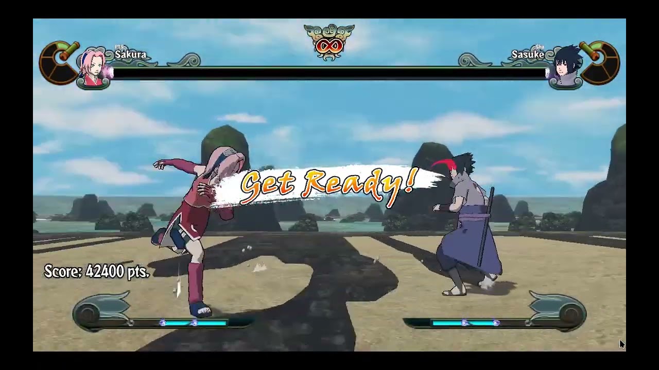 Ultimate Clash of Ninja Demo Arcade Mode Dajin(Sakura)