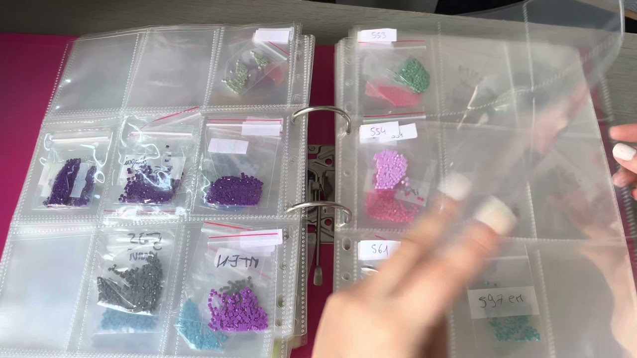Comment je range mes restes de diamants ? #diamond painting