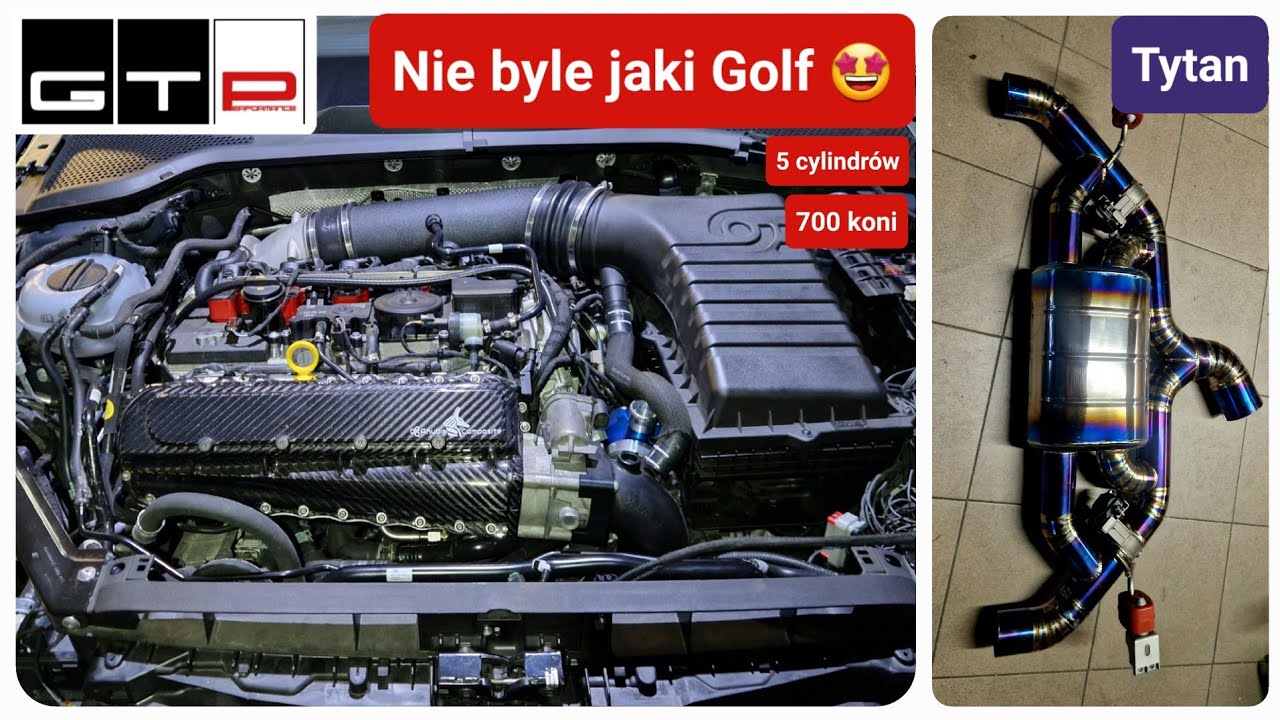 Nie byle jaki Golf - 5 cylindr&oacute;w, 700 koni, tytan
