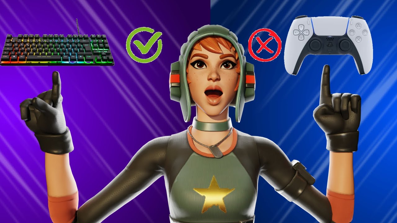J’AI TESTÉ LE CLAVIER SOURIS POUR LA PREMIÈRE FOIS!!😱😱(J ai fait top 1 ??)