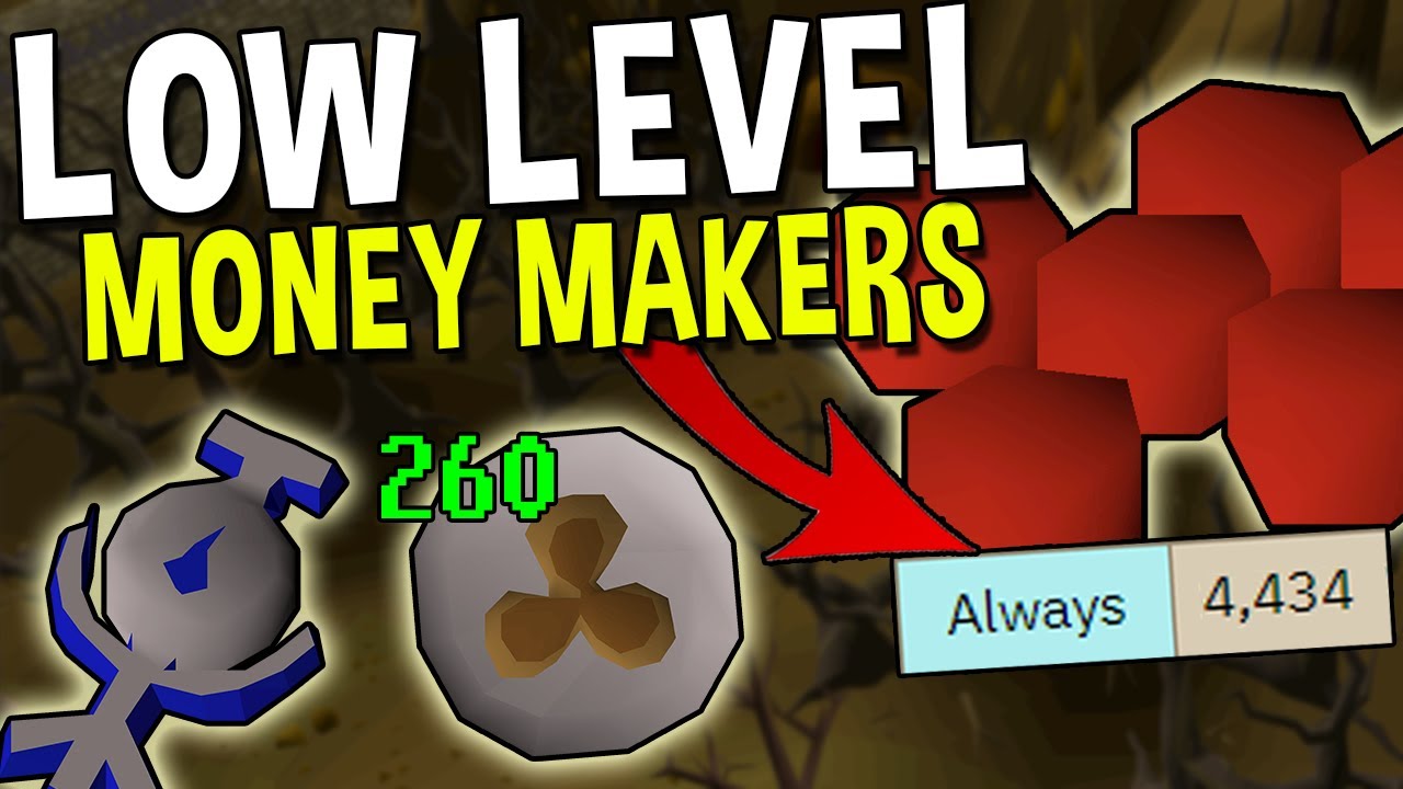 5 лучших способов заработка на низком уровне для новых аккаунтов! [OSRS]