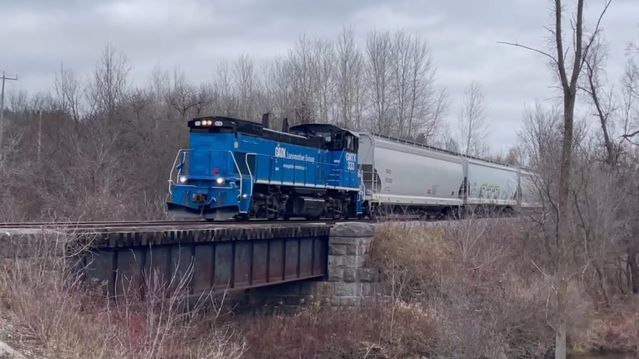 RAIL HISTORY!! The LAST REGULAR RUN (South & North) of the OBRY Short Line, December 3 2021! Part 1