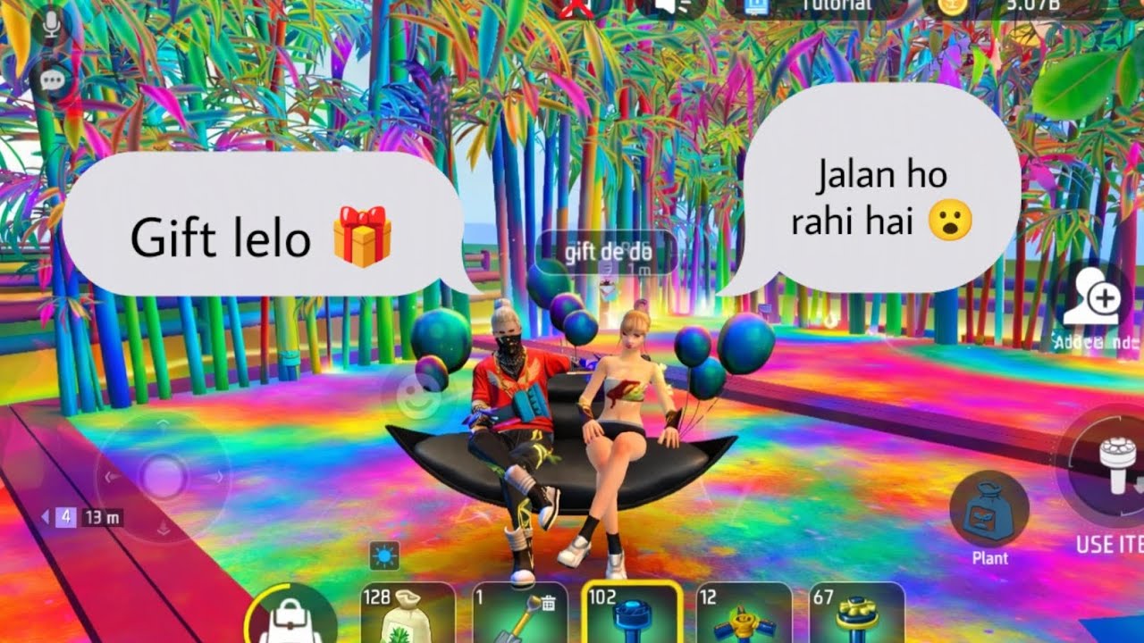 Dost ko apna Garden Tour diya uske bad jo hua... 😮🌸 | Uski reaction 😍|free Garden freefire max india