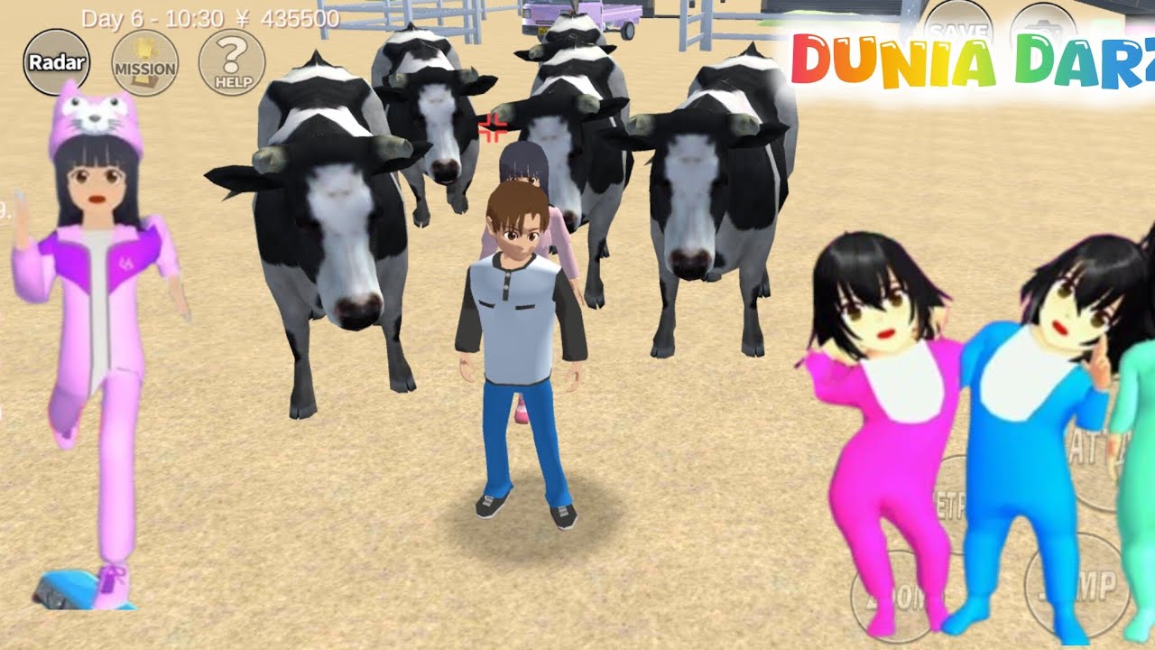 BEBI CELLINE CURI SAPI NGAMUK YUTA MARAH #sakuraschoolsimulator 