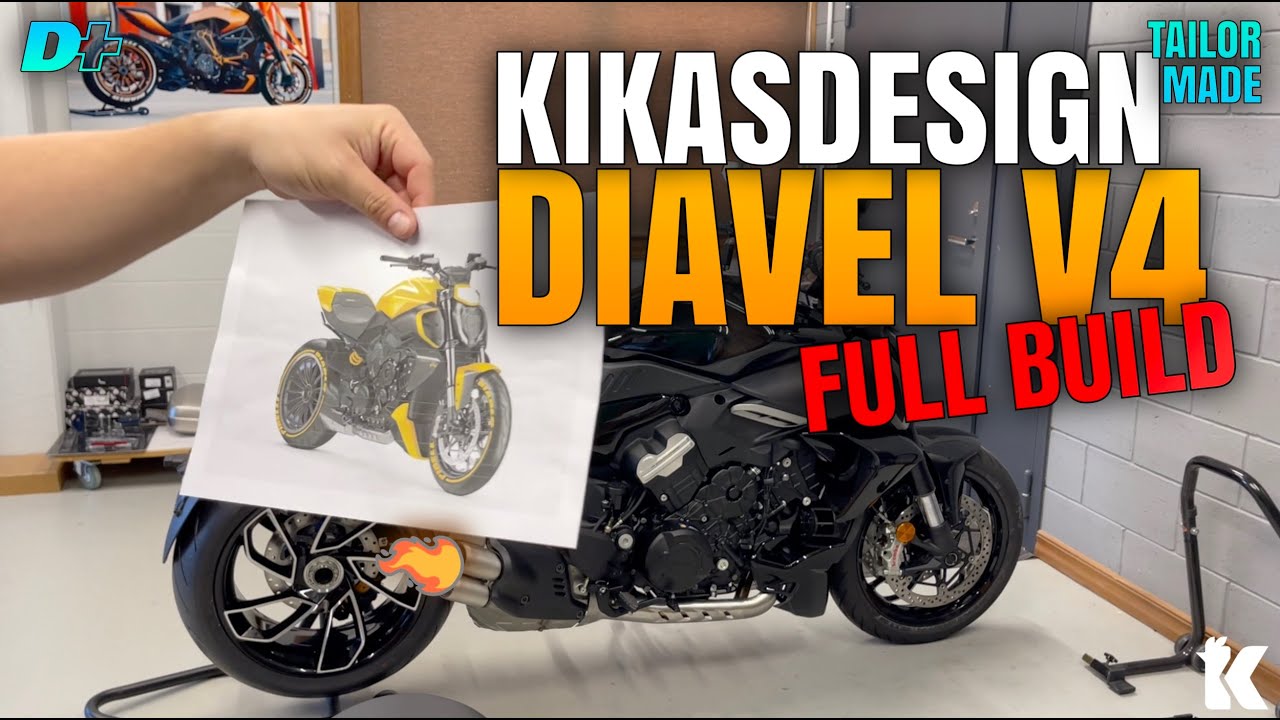 KikasDesign | Stunning D+ Diavel V4 Yellow Edition Build + Porsche Crayon XDiavel Showcase