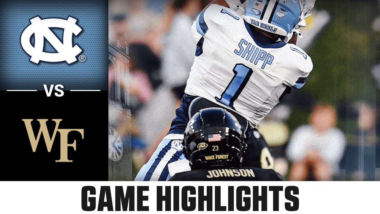North Carolina vs. Wake Forest Game Highlights | 2025 ACC Football
