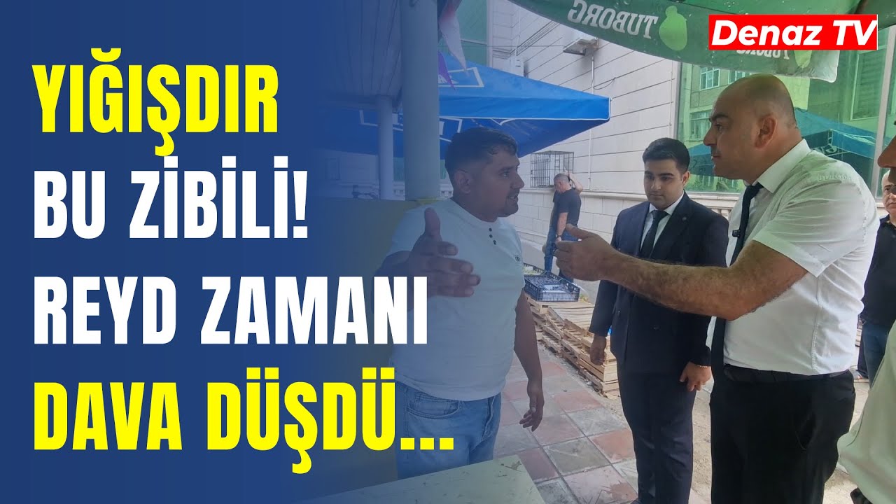 Küçədən Yığışdır Bu Zibili - Sumqayıtda Küçə Ticarətinə Qarşı Reyd Zamanı Dava Düşüb...