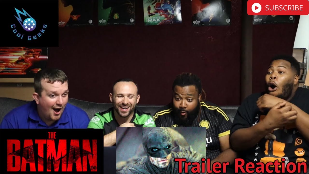 The Batman- Official Trailer reaction!!!!!!!
