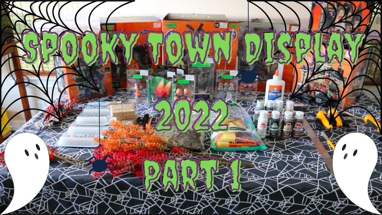 Lemax Spooky Town Display 2022 Part 1