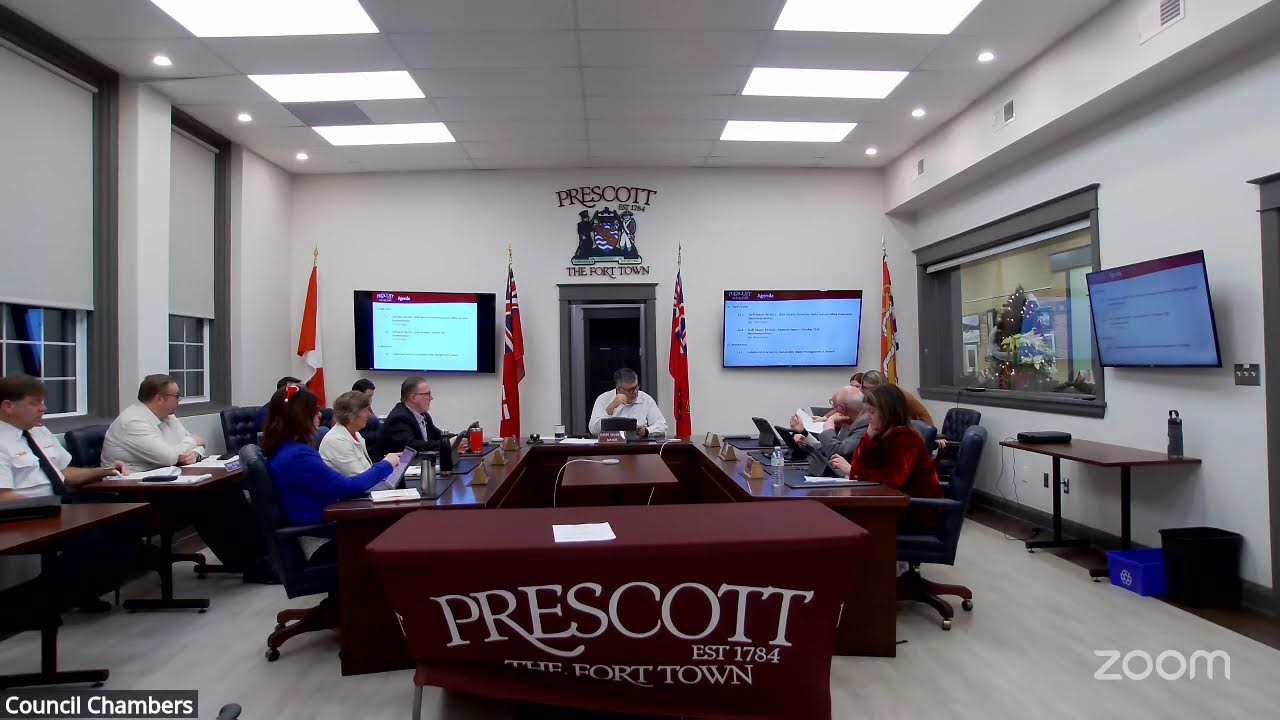 Town of Prescott - Regular Council Meeting - December 15, 2025