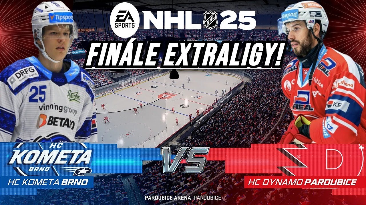 HC DYNAMO PARDUBICE VS HC KOMETA BRNO |FINÁLE 1. ZÁPAS TELH!