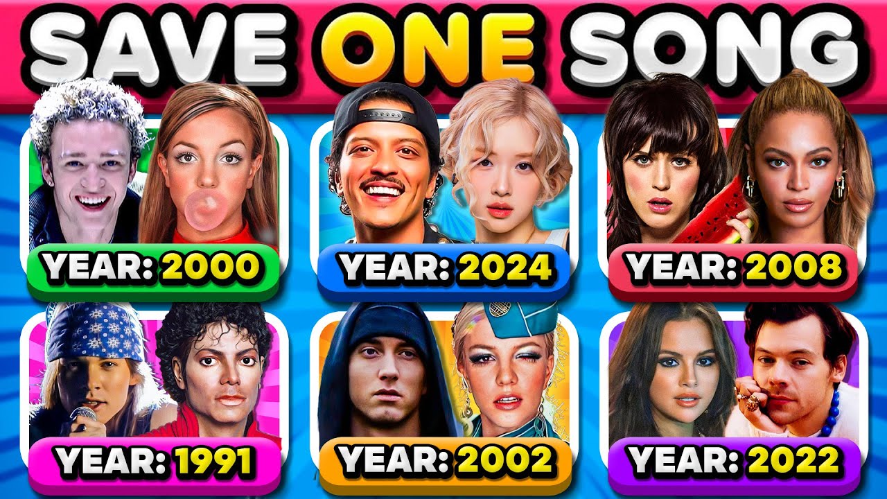 SAVE ONE SONG PER YEAR - TOP Songs 2000-2025 🎵 | Music Quiz 2025 🔥