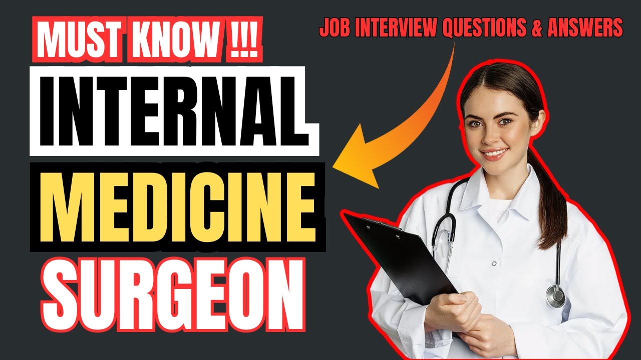 🩺17 Internal Medicine Doctor Interview Questions and Answers | #2025 #jobinterview