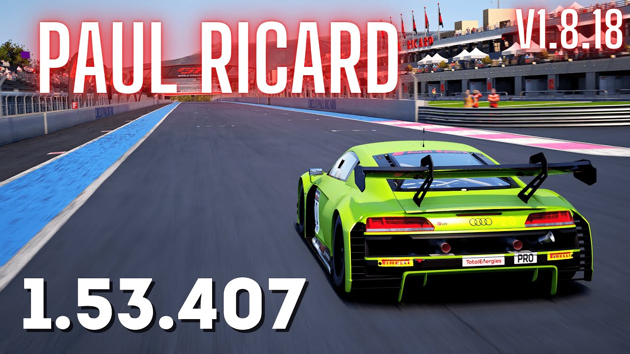 Assetto Corsa Competizione | Audi R8 LMS GT3 EVO II | Paul Ricard [Hotlap + FREE Setup]