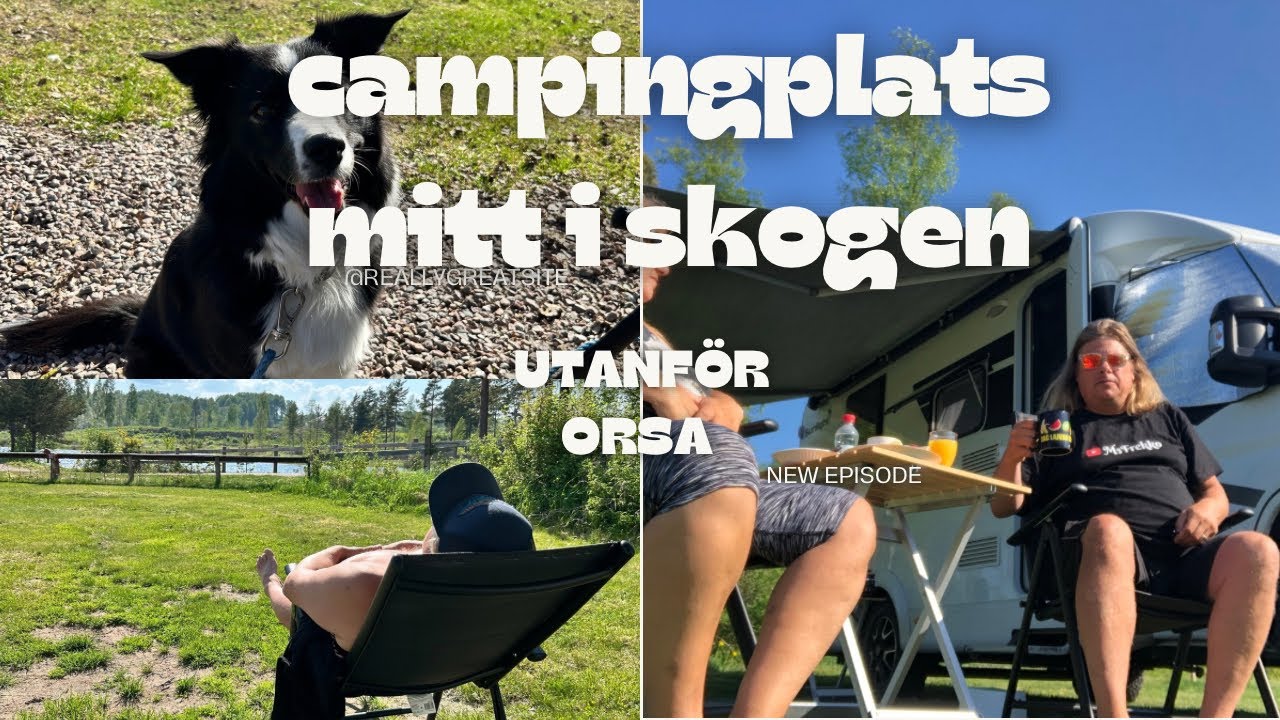 Fin liten camping utan för Orsa