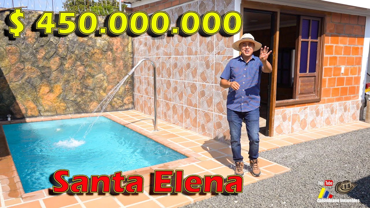 Casa Campestre con Piscina y Proyección Turística en Santa Elena🍃