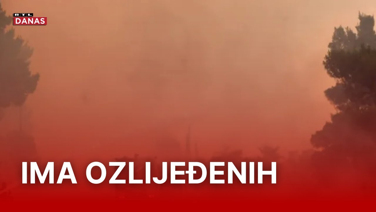 Katastrofalne posljedice požara: Vatrogasac zadobio opekline cijelog lica | RTL Danas