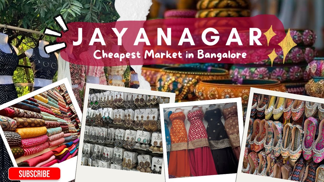 Jayanagar 4th Block Shopping | Best Budget Market in Bangalore 🛍️✨