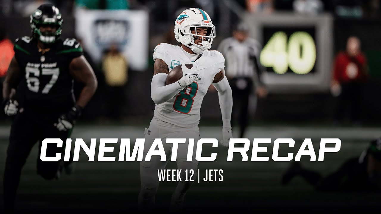 CINEMATIC RECAP OF WEEK 12 WIN OVER NEW YORK JETS ON BLACK FRIDAY | MIAMI DOLPHINS