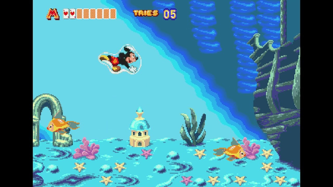 World Of Illusion Starring Mickey Mouse & Donald Duck gameplay ITA pt. 2 (attraverso le nuvole)