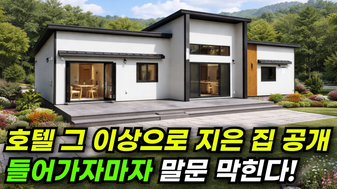 진짜 공개해도 되나? 들어가면 말 문 막히는 주택 공개! #집 #주택 #이동식주택 #소형주택 #체류형쉼터 #농촌체류형 #농막 #모듈러 #전원주택