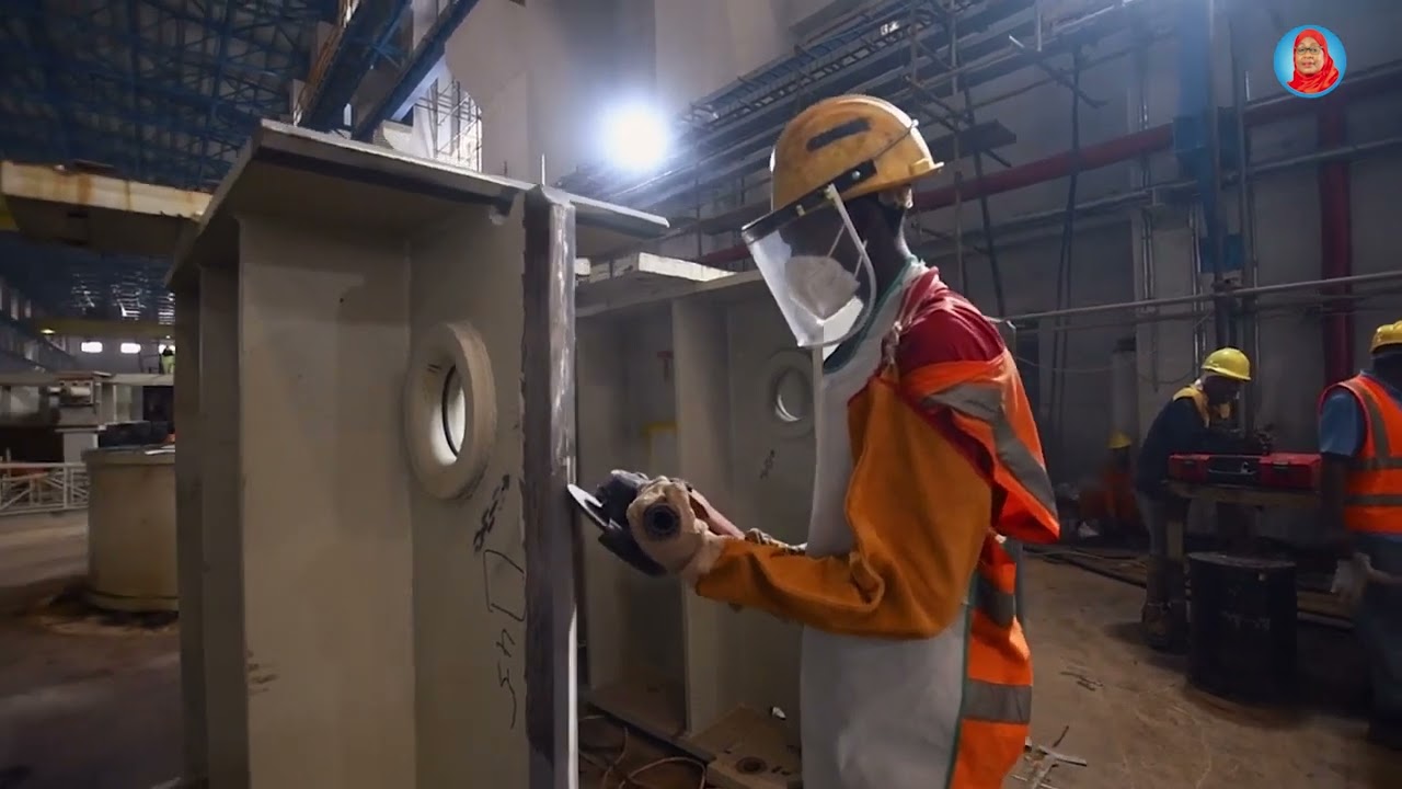 Julius Nyerere Hydropower Plant and Dam Tanzania