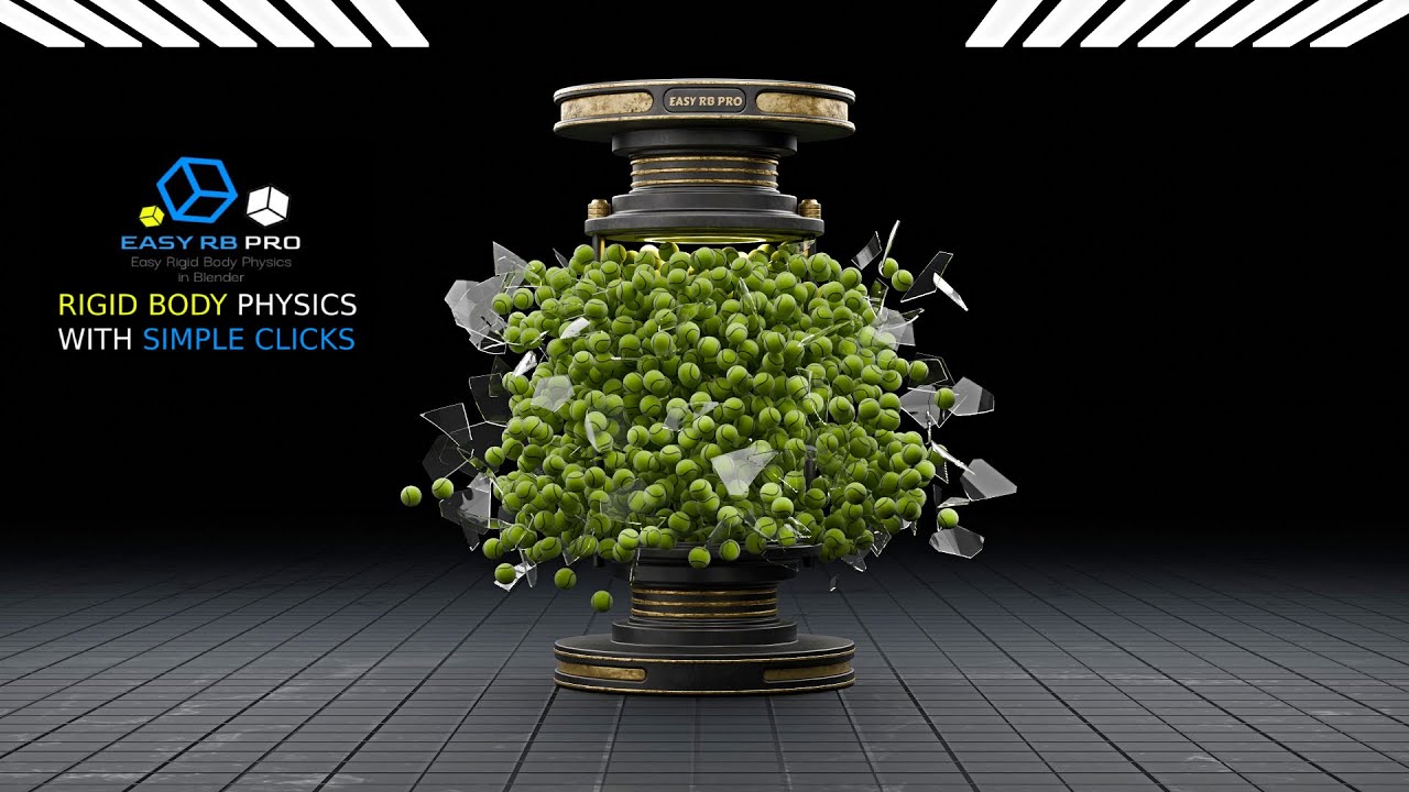 Rigid Body Physics - Easy RB Pro Addon - Tutorial
