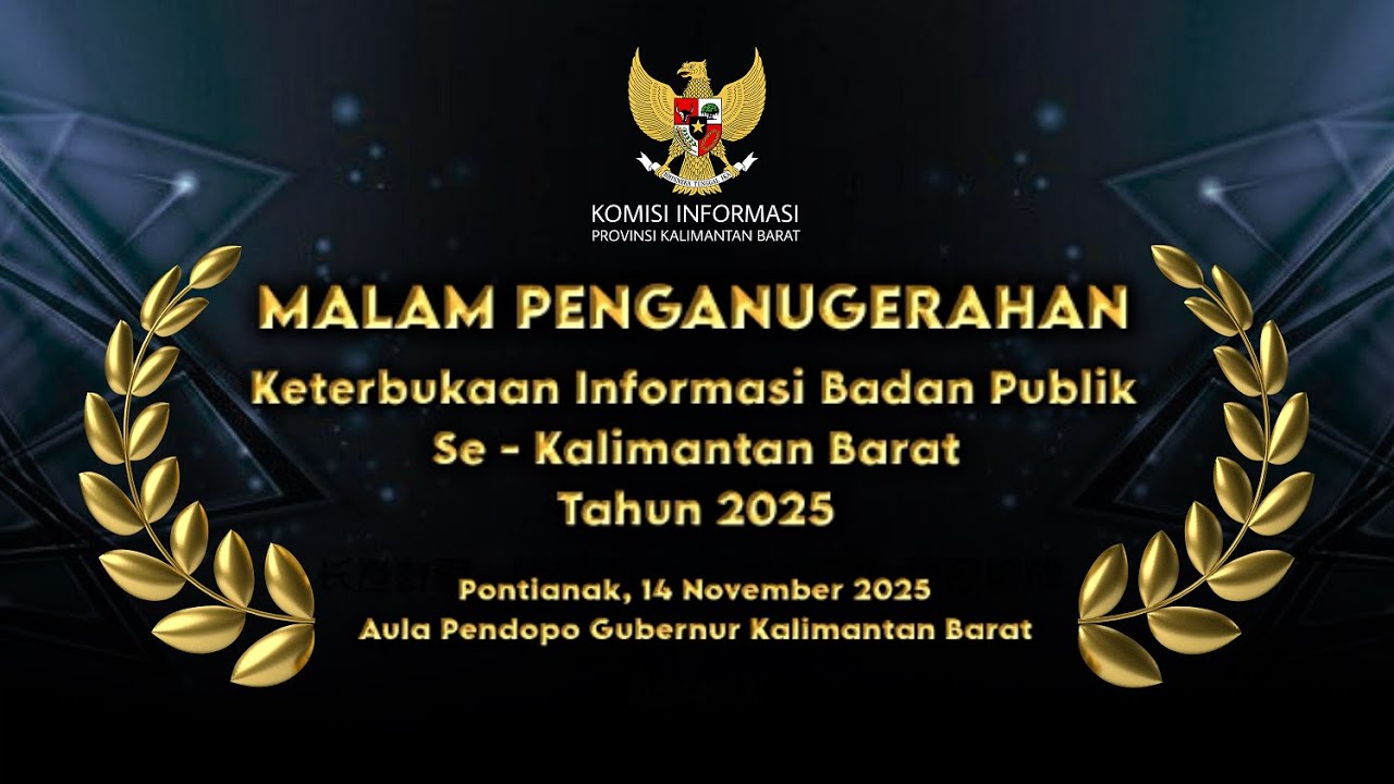 Malam Penganugerahan Keterbukaan Informasi Badan Publik Tahun 2025