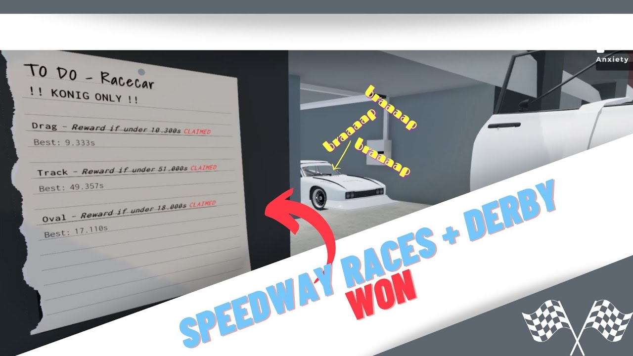 Mon Bazou - Guide how to unlock Speedway and Derby race + winning everything!