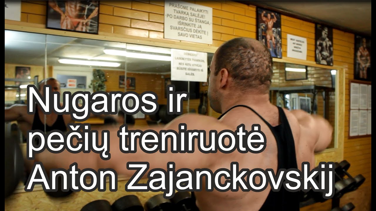 HERO Nugaros ir pečių treniruotė Anton Zajanckovskij