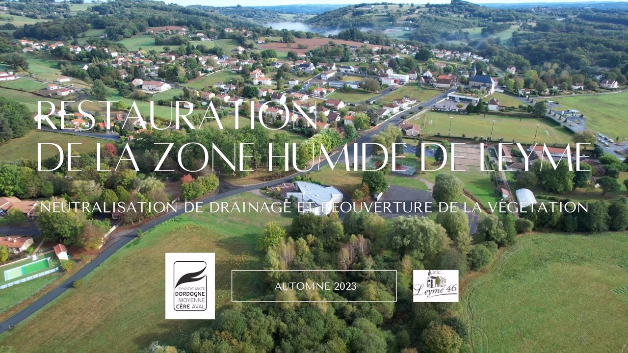 Restauration des fonctionnalités naturelles d’une zone humide sur la commune de Leyme