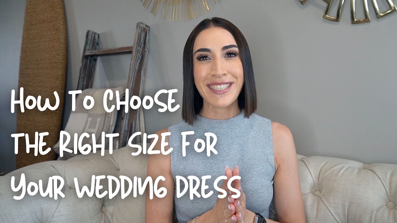 How to Choose the Right Size for Your Wedding Dress