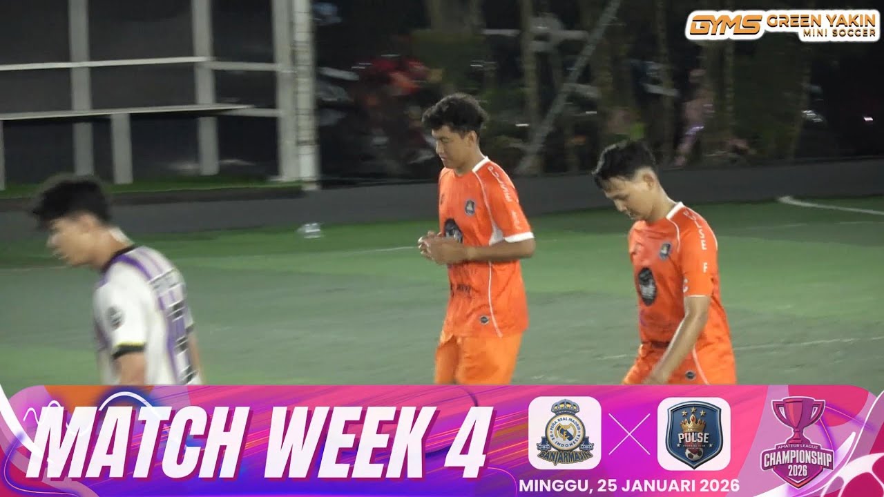 AMATEUR LEAGUE CHAMPIONSHIP WEEK 4 | PULSE FC V PRMI BJM | 25 JANUARI 2026 | GYMS 2