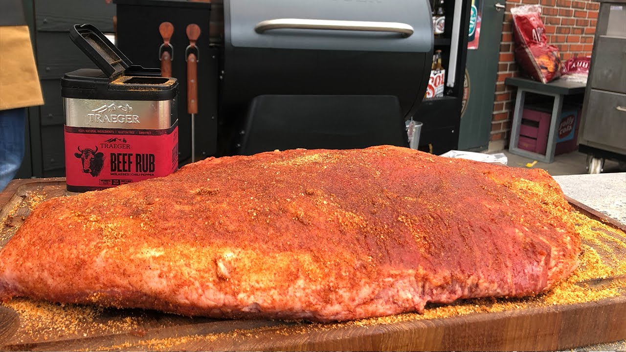 Grillopskrift - Brisket på Traeger Pro 22