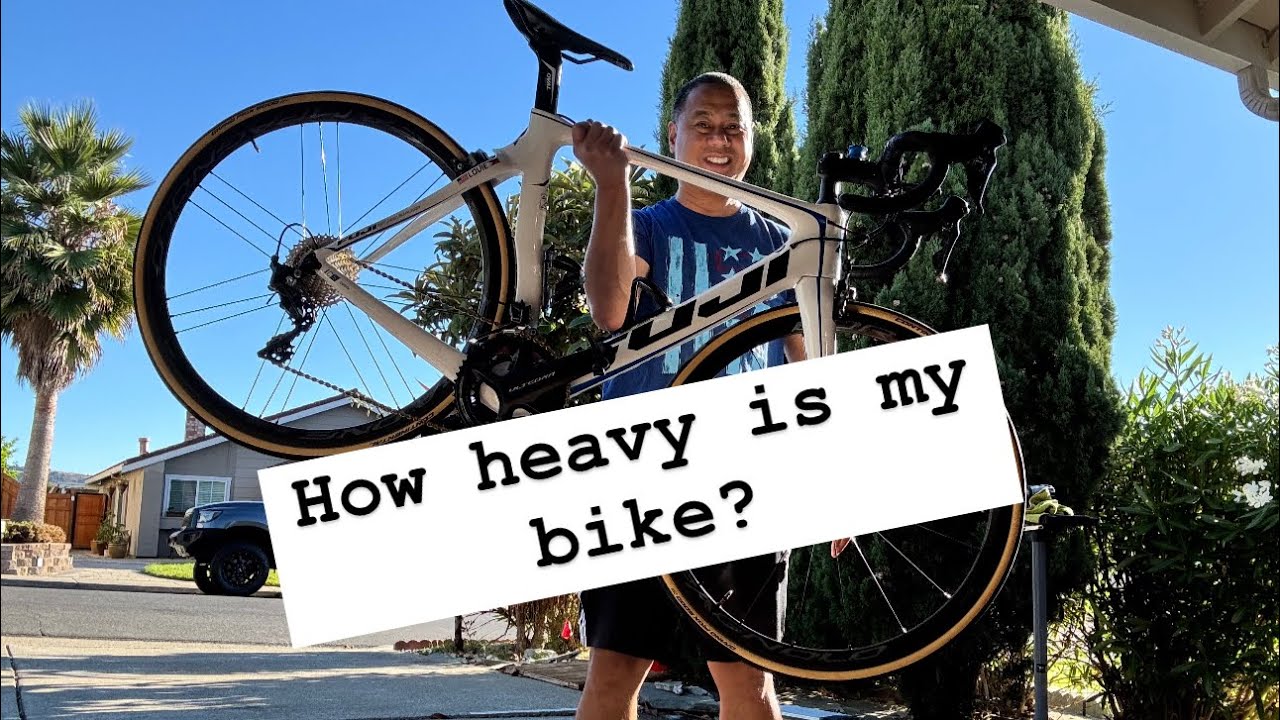 How heavy is my Fuji Transonic Limited Edition Aero bike?