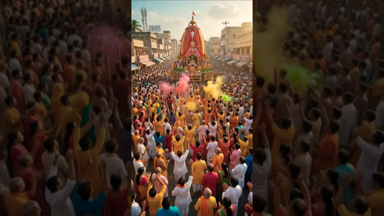 Divine journey of Lord jaganath: Rath yatra puri🚩🌹 #mahparbhu &hearts;️🙏