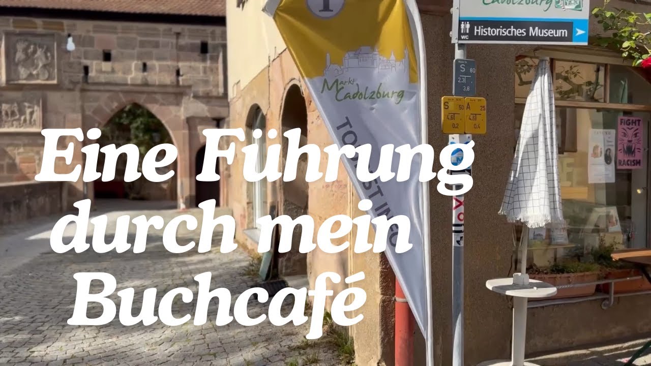 Eine Führung durch mein Buchcafé