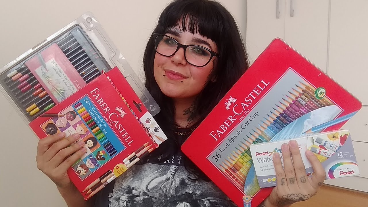 Meus materiais de desenho 2020 | Sarha Becker