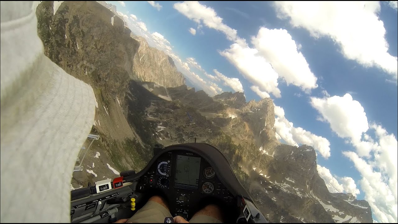 Glider Flight to Tetons - Longest Gliding Video on Youtube at 5:34:31?
